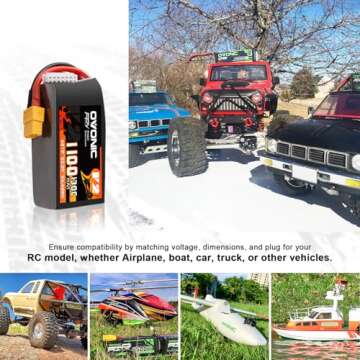 OVONIC 130C Lipo Battery for High-Performance FPV Racing