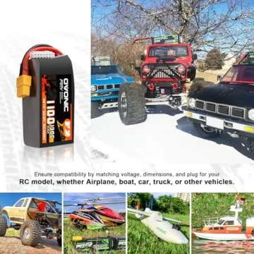 OVONIC 130C Lipo Battery for High-Performance FPV Racing