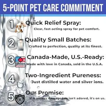 Colloidal Silver Spray for Pets, 2oz (59ml) Travel Size, Hot Spot & Wound Care, Gentle Skin Treatment for Dogs & Cats, Portable Pet Healing Spray for On-The-Go Relief