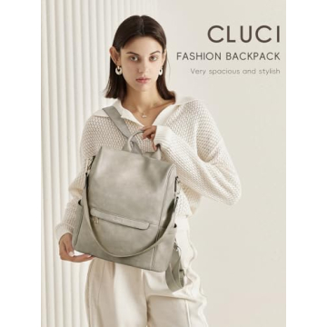 CLUCI Stylish Women Backpack Purse for Travel and Daily Use