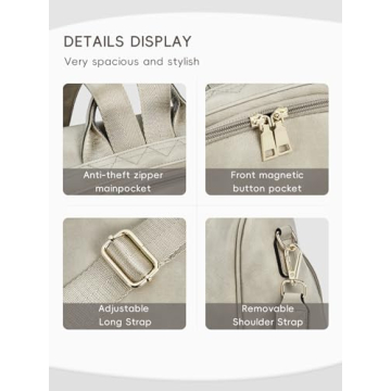 CLUCI Stylish Women Backpack Purse for Travel and Daily Use