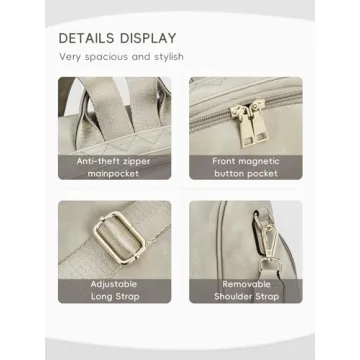 CLUCI Stylish Women Backpack Purse for Travel and Daily Use