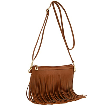 FashionPuzzle Small Fringe Crossbody Bag - Stylish and Functional