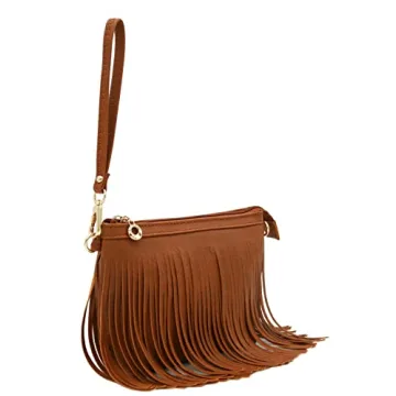 FashionPuzzle Small Fringe Crossbody Bag - Stylish and Functional