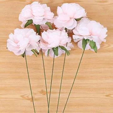 LoveBB 18 & 26 Gauge Floral Wire Dark Green, 14 Inch Flower Stems,160 Pcs