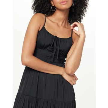 The Drop Tavia Tie-Front Tiered Maxi Dress for Women