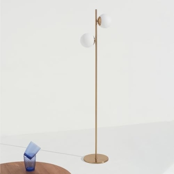 Brightech Sphere Floor Lamp for Living Room Bright LED Lighting