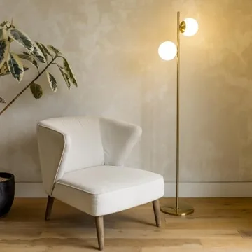 Brightech Sphere Floor Lamp for Living Room Bright LED Lighting