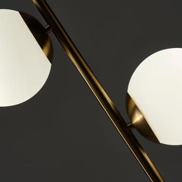 Brightech Sphere Floor Lamp for Living Room Bright LED Lighting