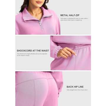 SANTINY Women's Oversized Sweatshirt & Pants Set