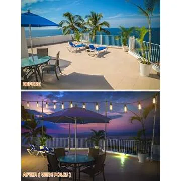 XDW-GIFTS String Light Poles for Outdoor Lighting