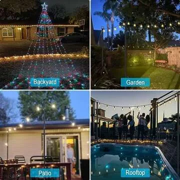 XDW-GIFTS String Light Poles for Outdoor Lighting