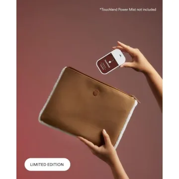 Touchland Vegan Shearling Travel Pouch Luxury Organizer