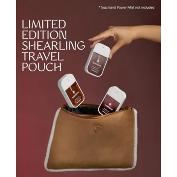 Touchland Vegan Shearling Travel Pouch Luxury Organizer