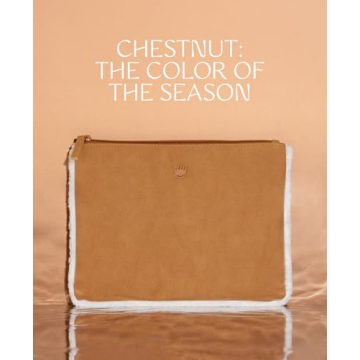 Touchland Vegan Shearling Travel Pouch Luxury Organizer