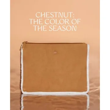 Touchland Vegan Shearling Travel Pouch Luxury Organizer