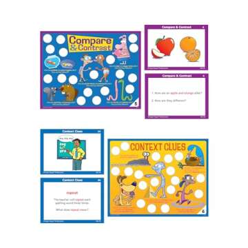 Super Duper Publications | Vocabulary Chipper Chat® Magnetic Game | Educational Learning Resource for Children | Magnetic Wand, Chips, and Game Boards |