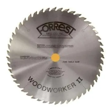 Forrest WW10407125 Woodworker II 10-Inch 40 Tooth ATB .125 Kerf Saw Blade with 5/8-Inch Arbor