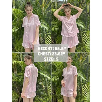 HOTOUCH Women's Silk Satin Pajama Set - Comfort in Style