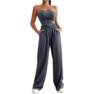 Chic OYOANGLE Women's 2 Piece Summer Outfit Set