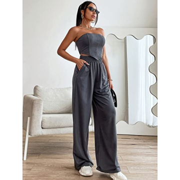 Chic OYOANGLE Women's 2 Piece Summer Outfit Set