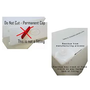 16 Gallon RV Concession Fresh & Gray Water Tank