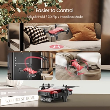 DEERC D20 Mini Drone with HD Camera for Kids and Beginners