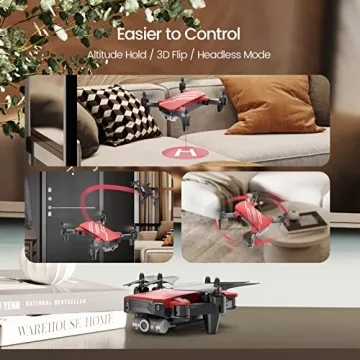 DEERC D20 Mini Drone with HD Camera for Kids and Beginners