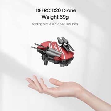 DEERC D20 Mini Drone with HD Camera for Kids and Beginners