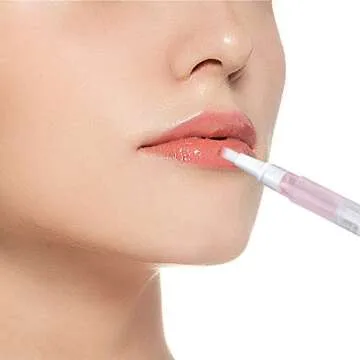 Awpeye 30Pack 3ML Transparent Twist Pens, Empty Nail Oil Pen Brush Cosmetic Lip Gloss Container Applicators