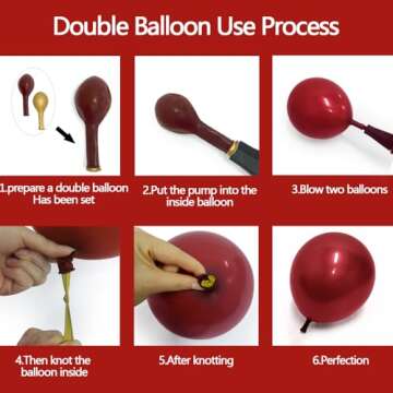 Christmas Balloon Arch Kit Double Stuffed Dark Green Red White Balloon Emerald Green Gold Burgundy Garland Pearl White Latex for Birthday Wedding Festival Christmas Party Decorations