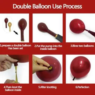 Christmas Balloon Arch Kit Double Stuffed Dark Green Red White Balloon Emerald Green Gold Burgundy Garland Pearl White Latex for Birthday Wedding Festival Christmas Party Decorations