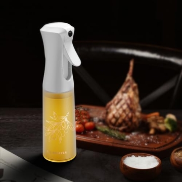 Oil Sprayer for Cooking - 200ml Glass Olive Oil Sprayer