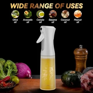 Oil Sprayer for Cooking - 200ml Glass Olive Oil Sprayer