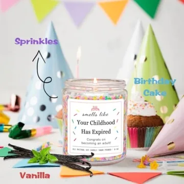 Unique 18th Birthday Candles for Girls and Boys