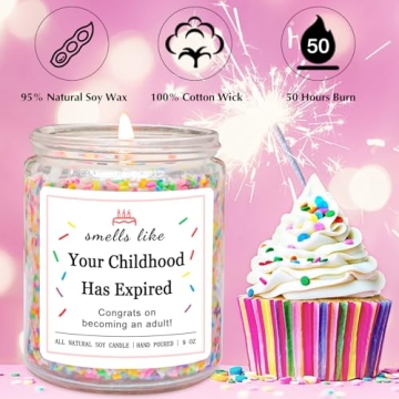 Unique 18th Birthday Candles for Girls and Boys