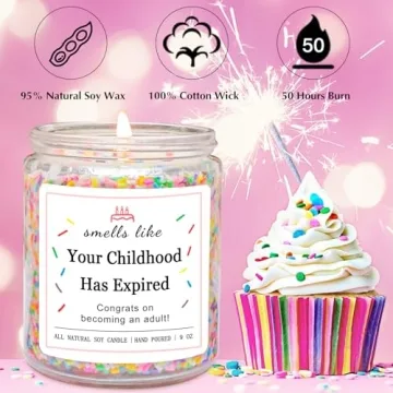 Unique 18th Birthday Candles for Girls and Boys