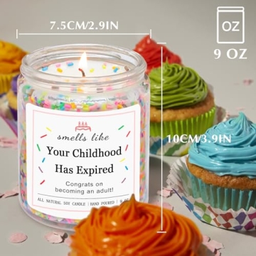 Unique 18th Birthday Candles for Girls and Boys