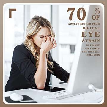 FONHCOO Blue Light Blocking Glasses Women Men Computer Eyeglasses,TR90 Fashion Round Transparent Anti Blue Light Glasses with Anti Eyestrain & UV Glare for Gaming & Reading (Tortoise)