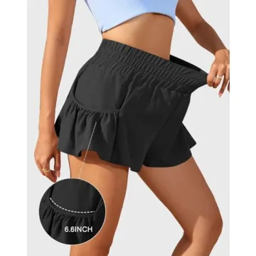 Vertvie High Waisted Flowy Athletic Shorts for Women