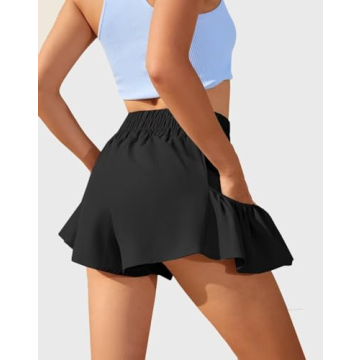Vertvie High Waisted Flowy Athletic Shorts for Women