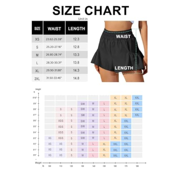 Vertvie High Waisted Flowy Athletic Shorts for Women