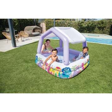 Intex Sun Shade Inflatable Pool, 62" X 62" X 48", for Ages 2+