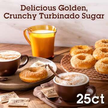 Sugar In The Raw Turbinado Sugar Packets - 25 Count