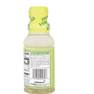 Kikkoman Rice Vinegar, 10oz - Milder Flavor for All Dishes