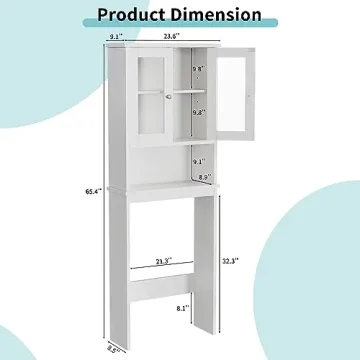 Shintenchi Over The Toilet Storage Cabinet - Space Saver