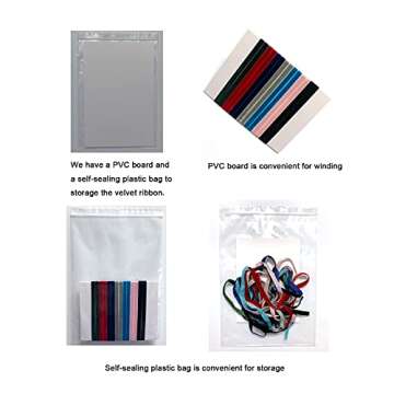 KIKOU Vintage Burgundy Velvet Ribbon, 1 Inch X 25Yd,Khaki