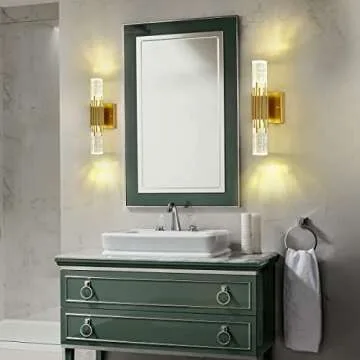 Luxury LED Crystal Wall Sconce for Modern Interiors