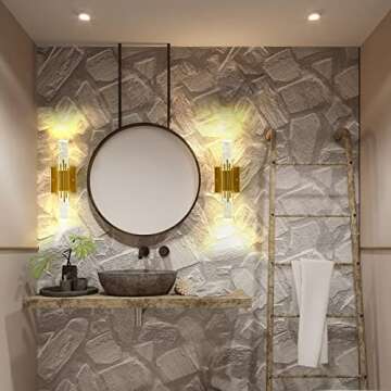 Luxury LED Crystal Wall Sconce for Modern Interiors