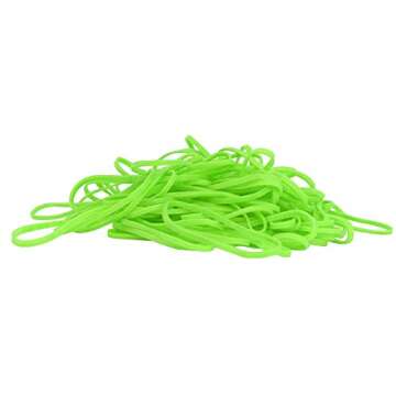 Colorful JAM PAPER Rubber Bands - Durable & Reusable 100 Pack